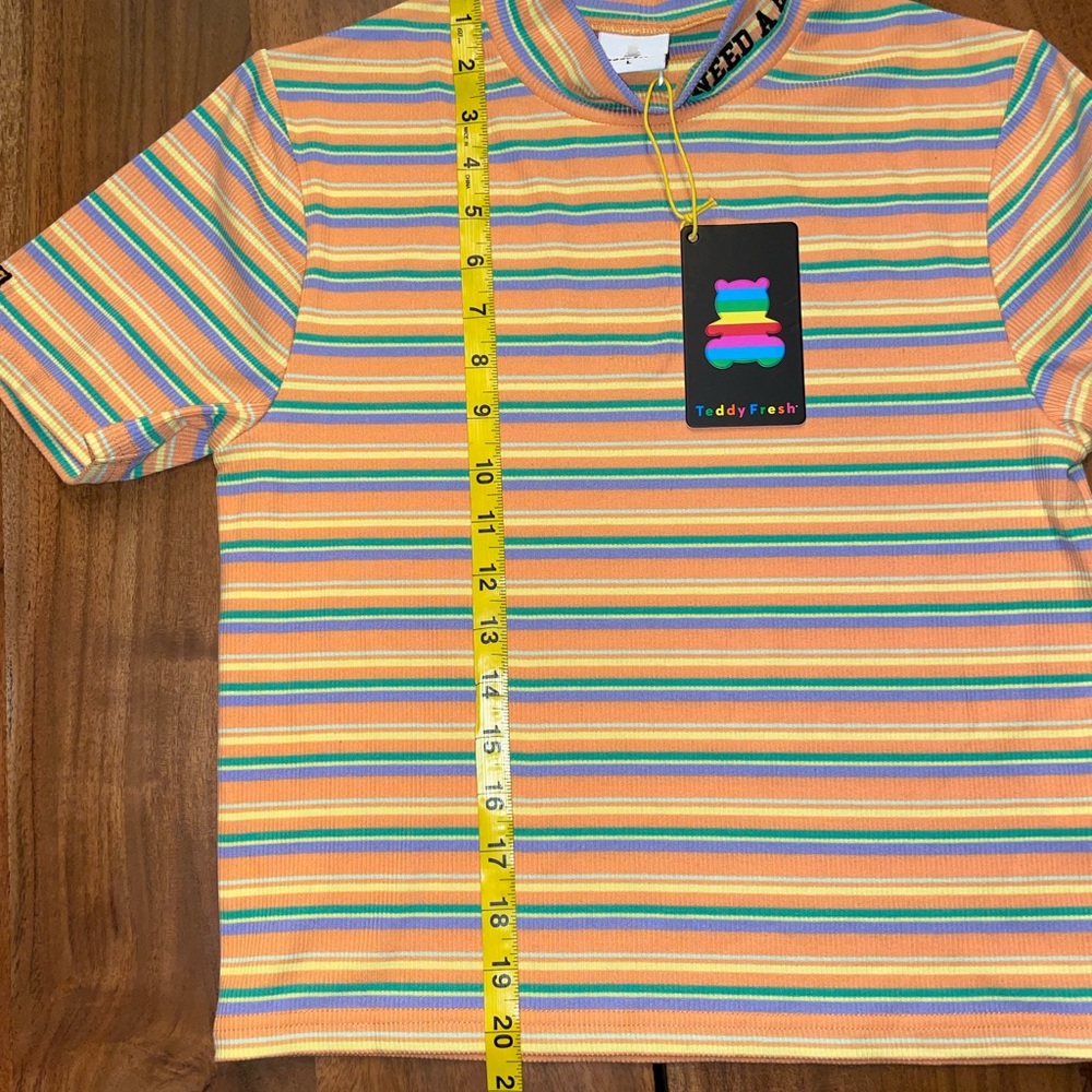 Teddy Fresh WOMEN'S RIB MOCKNECK ORANGE NWT - Picture 12 of 13